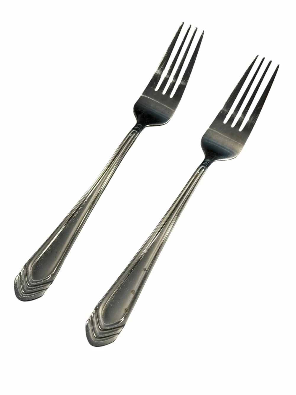 Farberware Flatware Lot 15 Pc Forks & Spoons Stainless Steel Unknown Pattern